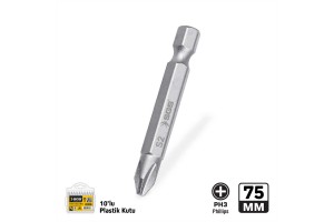SGS YILDIZ UÇLU BİTS S2 PH3*75 MM SGS3922