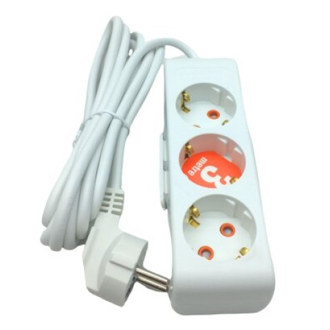 MUTLUSAN RI-TECH ( 3LÜ & 3MT.) UZATMA KABLO & TOPRAKLI GRUP PRİZ ( RITECH )*12