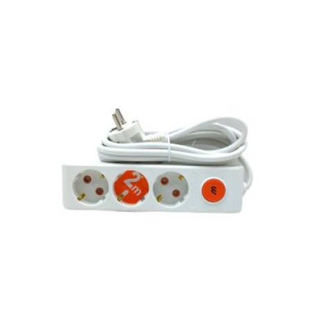 MUTLUSAN RI-TECH ( ANAHTARLI ) ( 3LÜ & 2MT. ) UZATMA KABLO & TOPRAKLI GRUP PRİZ ( RITECH )*12