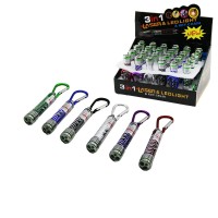 GOLD-POLİCE GP-001 ( 3İN1 BAŞLI ) LASER & LED LIGHT (RENKLİ LAZER) ( ANAHTARLIK KANCALI )*24X50 GOLD-POLİCE GP-001 ( 3İN1 BAŞLI ) LASER & LED LIGHT (RENKLİ LAZER) ( ANAHTARLIK KANCALI )*24X50