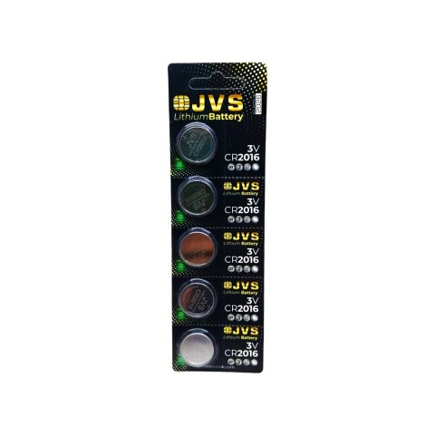 JVS CR-2016 ( PARA PİL ) ( 3V ) ( 5Lİ KART )*400