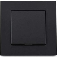 ATOM ( SİYAH ) TEKLİ ANAHTAR PRİZ*12X10