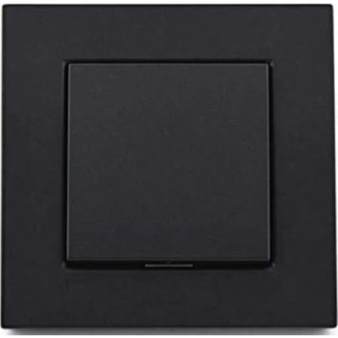 ATOM ( SİYAH ) TEKLİ ANAHTAR PRİZ*12X10