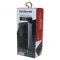 WINNBOSS-3414 TERMAL AKIM KORUMALI ( 3LÜ PRİZ ) ( 3X USB ) ( 2MT ) ( ANAHTARLI ) UZATMA KABLO SİYAH ( 2.1A )*40