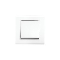 VİKO ( 9140 0001 ) LİNNERA S ANAHTAR ( BEYAZ ) ( ÇERÇEVELİ )*15X10