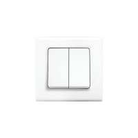 VİKO ( 9140 0002 ) LİNNERA S KOMÜTATÖR ( BEYAZ ) ( ÇERÇEVELİ )*15X10