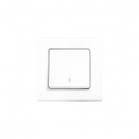 VİKO ( 9140 0004 ) LİNNERA S ( VAVİEN ) TEKLİ ANAHTAR ( BEYAZ ) ( ÇERÇEVELİ )*12X10