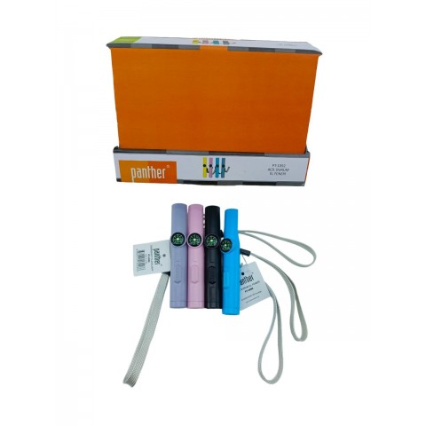 PANTHER PT-1092 (3İN1) DEPREM & ACİL DURUM EL FENERİ LAZER & DÜDÜK & PUSULA (RENKLİ PLS.& BİLEK ASKI İPLİ)*24X25
