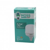 MOSS LIGHT MS-3099 ( 50W ) ( TORCH ) LED AMPUL PLASTİK (E27) (4500LUMEN L175°) (50.000 SAAT ÖMÜR) (IP20) (185-265V (AC) )*24