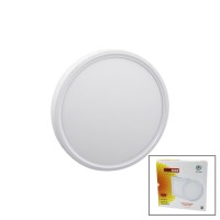 NİSALUCE EPL-24SÜ (24W) (BEYAZ METAL KASA) (SIVA ÜSTÜ) (YUVARLAK) LED SLİM PANEL (1680LM) (BEYAZ=6500K) (30.000 SAAT ÖMÜR)*10