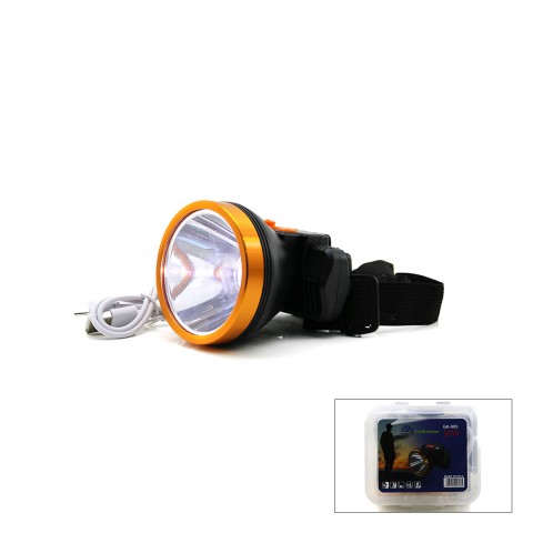 GOLD KAMA GK-985 ( ŞARJLI ) ( 30W ) KAFA LAMBASI FENER ( USB & TYPE-C ) ( KADEME IŞIKLI )*120