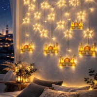 WINNBOSS EKL-09-03 ( 3MT ) ( FİŞLİ & EKLEMELİ ) RAMAZAN DEKOR LAMBA & PERDE LED ( SARI CAMİ & YILDIZ )*50