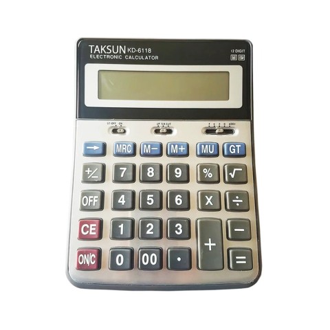 KADIO-TAKSUN TS-KD-6118 ( 12 HANELİ ) HESAP MAKİNESİ*60