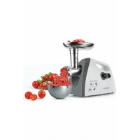 HARLEM GURME H-020-022 ( BEYAZ ) ELEKTRİKLİ ET KIYMA MAKİNESİ (2200W) (SALÇA & PÜRE & SOSİS DOLDURMA & GALETE UNU & İÇLİ KÖFTE)*2