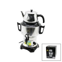 ARMAĞAN AKS-1001 ( 3.5LT & TEK MUSLUK ) ( KLASİK ÇAY SETİ= DEMLİK & SU KAZANI ) ELEKTRİKLİ SEMAVER ( 1100W ) ( 5A ) ( GİZLİ REZİSTANS )*4