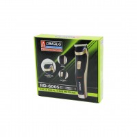 DINGILG RD-6005 SAÇ SAKAL KESME TRAŞ MAKİNESİ ( FİŞ ŞARJLI & LED GÖSTERGE & RENKLİ KROM KAPLAMA GÖVDE  )*40