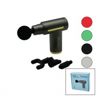 GOLD KAMA  (ŞARJLI) MASAJ ALETİ (TABANCA MODEL) (TOP & Y ŞEKİL & KALEM UÇ) (6 SEVİYE TİTREŞİM) (KAS MASAJI)*30