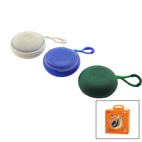 HASUBA HS-105 JR POP (MİNİ UFO MODELİ) BLUETOOTH WİRELESS (V5.1) SREAKER HOPARLÖR (USB ŞARJLI & IŞIKLI)*120