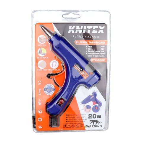 KNITEX KTX-2662 ( 20W ) ( ANAHTARLI ) ( SICAK ) ( İNCE MUM ) SİLİKON TABANCASI*92