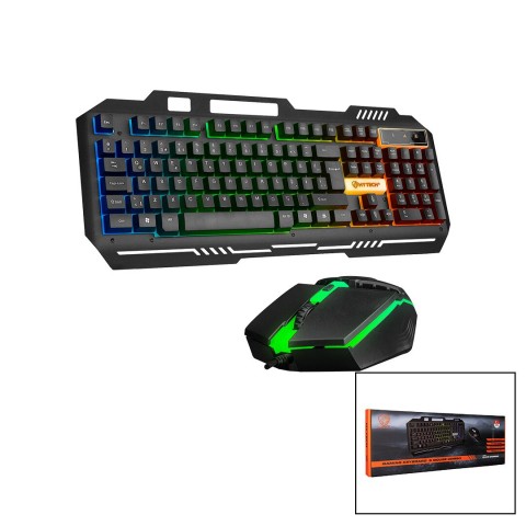 EVEREST HKM-X86 QUİN ( GÖKKUŞAĞI IŞIKLI )( USB KABLOLU ) KLAVYE & MOUSE ( SET ) 150CM KABLO*20