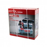 MYTOL EWS-06 HAVA KOMPRESÖRÜ (6LT) (600W) (8-BAR=115psi) (YAĞSIZ) (SESSİZ=63dB) (220V / 50Hz) (GÜÇ:0.80Hp) (HAVA GİRİŞİ:65L /min)*1