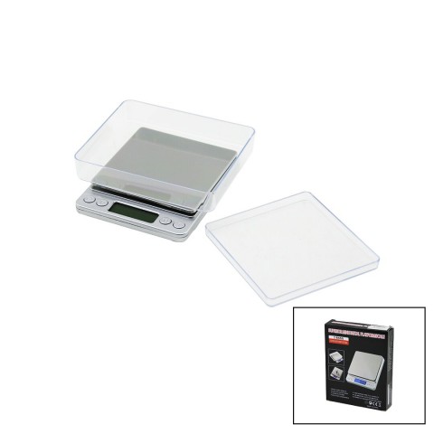 İBİCO İ11-011 SUPERIOR MINI I-2000 (3000GR/0.01GR) (MİNİ=10.5X13CM) HASSAS TARTI & TERAZİ ( ŞEFFAF PLS.KAPAK ) ( PİLLİ )*50