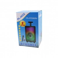 PLATOON PL-4432 BLUETOOTH ( MİKROFON & KUMANDALI ) SPEAKER IŞIKLI (2400mAH) (256x228x421MM) (20W & 100HZ-20KHZ & 85dB)*6
