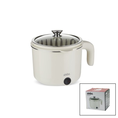 SİNBO SCO-5063 ( ELEKTRİKLİ ) ( ÇOK FONKSİYONLU ) PİŞİRİCİ ( PASLANMAZ ÇELİK ) TENCERE ( 800ML )*12
