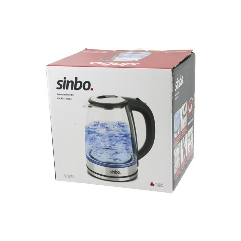 SİNBO SK-8029 ( CAM ) KETTLE SU ISITICISI ( 1.8LT ) ( GİZLİ REZİDANS )( 360° DÖNEBİLME ÖZELLİK ) ( 1850-2200W )*4