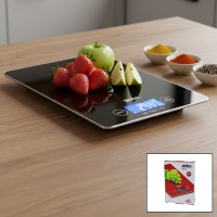 SİNBO SKS-4526 ( CAM ) MUTFAK TARTISI TERAZİ ( LCD EKRAN ) ( 5KG/1GR ) (PİLLİ=CR2032) (GR/OZ/ML/IB ÖLÇÜM)*24