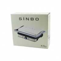 SİNBO SSM-2571 ( KREM ) IZGARA VE TOST MAKİNESİ ( AYARLANABİLİR ISI ) ( 180° AÇILABİLİR ÜST GÖVDE )*4