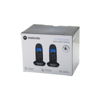 MOTOROLA C-1002CB ( 2PCS ) ( SİYAH ) (DİJİTAL) (KABLOSUZ & TELSİZ) TELEFON (ARAYAN NO GÖRME) (50 HAFIZA)*6