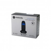 MOTOROLA C1001CB ( SİYAH ) (DİJİTAL) (KABLOSUZ & TELSİZ) TELEFON (ARAYAN NO GÖRME) (50 HAFIZA)*8
