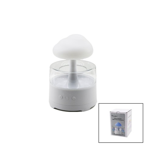 ALASKA SDR-H-010 ( YAĞMUR BULUTU & BT SPEKAER HOPARLÖR)( 300ML )( USB ŞARJLI & RENKLİ LEDLİ IŞIK & KUMANDALI ) HAVA NEMLENDİRİCİ ( BUHAR MAKİNE & KOKU GİDERİCİ)*24