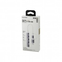 FULLTECH FH-6 ( 4İN1 ) USB PORTLU ÇOĞALTICI ( USB TO TYPC-E ) ( 4 X USB PORT )*10X10
