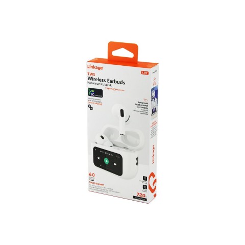 LİNKAGE LR-7 ( DOKUNMATİK EKRAN) BLUETOOTH & WIRELESS KABLOSUZ KULAKLIK ( BT-6.0 )( KULAK İÇİ = SİLİKONLU ) ( AKTİF GÜRÜLTÜ ENGELLEME )( 13 FARKLI DİL )*10X10