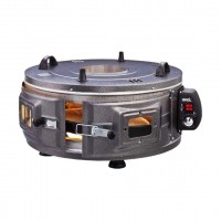 AKEL AF-220 GROSS YUVARLAK DAVUL FIRIN STANDART ( AYARLANABİLİR TERMOSTAT = 50°C-320°C )( 1300W & 53CM )( ALÜMİNYUM TEPSİ )( ÖN & ÜST GÖZETLEME CAMI )*1