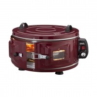 AKEL AF-008B GROSS YUVARLAK DAVUL FIRIN STANDART ( AYARLANABİLİR TERMOSTAT = 50°C-320°C )( 1300W & 53CM )( ALÜMİNYUM TEPSİ )( ÖN GÖZETLEME CAMI )*1