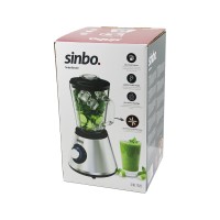 SİNBO SHB-7520 (TURBO) DOĞRAYICI BLENDER (BUZ KIRICI) (6LI BIÇAK=PASLANMAZ ÇELİK & 1.5LT CAM HAZNE) (2 KADEME HIZ) (400W) (18000 DEVİR/DK) (HAZNE=1.6LT)*4