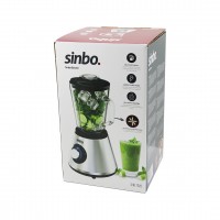 SİNBO SHB-7520 (TURBO) DOĞRAYICI BLENDER (BUZ KIRICI) (6LI BIÇAK=PASLANMAZ ÇELİK & 1.5LT CAM HAZNE) (2 KADEME HIZ) (400W) (18000 DEVİR/DK) (HAZNE=1.6LT)*4