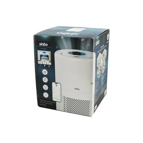 SİNBO SAP-5508 HAVA TEMİZLEME CİHAZI ( BEYAZ ) ( 3 KADEME FİLTRELEME ) ( OTOMATİK FAN ) ( UV AYDINLATMA ) ( SESSİZ UYKU MOD ) ( WİFİ UZAKTAN KONTROL )*2