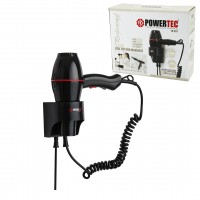 POWERTEC TR-301 OTEL TİPİ FÖN MAKİNESİ ( ASKI APARATLI ) ( DUVAR TİPİ ) 2500W ( SPA - FİTNESS GYM  -EV KUAFÖR )*12