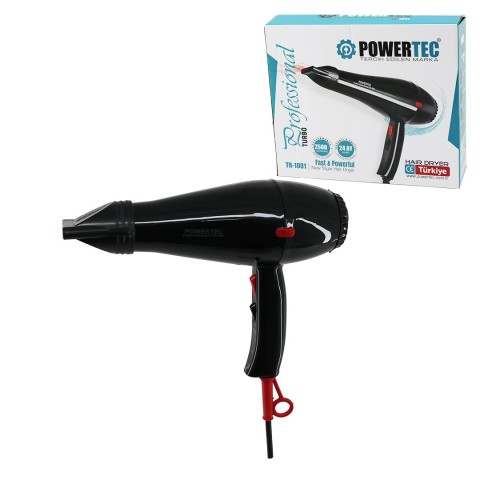POWERTEC TR-1001 SAÇ KURUTMA & FÖN MAKİNESİ 2500W PERFORM*12