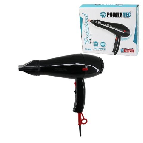 POWERTEC TR-1001 SAÇ KURUTMA & FÖN MAKİNESİ 2500W PERFORM*12