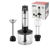 SİNBO SHB-3181 MULTİ TURBO EL BLENDER SETİ ( AYARLANABİLİR KADEME HIZ ) ( 700ML HAZNE )*4