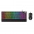 RAMPAGE KM-9858 JAZZY V2 ( OYUNCU ) KLAVYE & MOUSE SET MEKANİK ( USB KABLO ) RGB AYDINLATMA ( 12800 DPI )*10