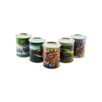 İBİCO ( KÜÇÜK BOY )  ( Ç: 8.3CM & Y: 10.7CM ) METAL KUMBARA RESİMLİ*60=K