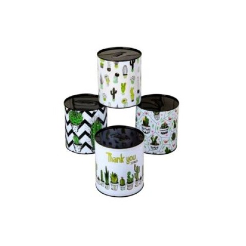 İBİCO ( BÜYÜK BOY ) ( Ç: 12.5CM & Y: 14.5CM ) METAL KUMBARA RESİMLİ*60=K