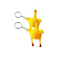 ŞAHİN 1 NO-5.C-HT.1206 ( SİLİKON ) ( YUMURTLAYAN TAVUK ) ANAHTARLIK  ( ANTİ STRES- EĞLENCELİ )*24X12