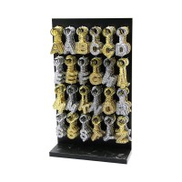 KRT-1081 ( MİX=ALTIN & GÜMÜŞ & TAŞLI & HARFLİ =KARMA ) ANAHTARLIK ( STANDLI )*288X2